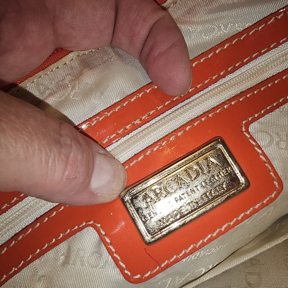 Orange Arcadia Zip Cross Body Bag - Picture 13 of 16